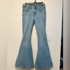 Light Blue Flared Women's Jeans